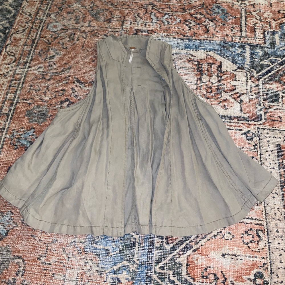 Free People khaki vest